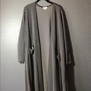 Large black and white polka dot Sarah